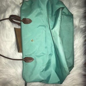 Turquoise longchamp bag